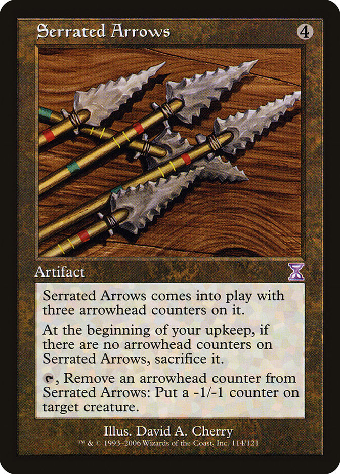 Magic the Gathering Card - Serrated Arrows - MTG Circle