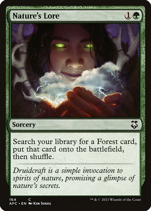 Magic the Gathering Card - Nature's Lore - MTG Circle