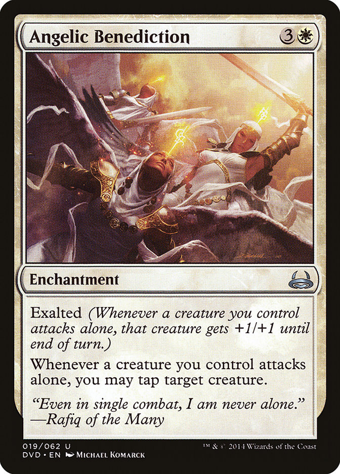 Magic the Gathering Card - Angelic Benediction - MTG Circle