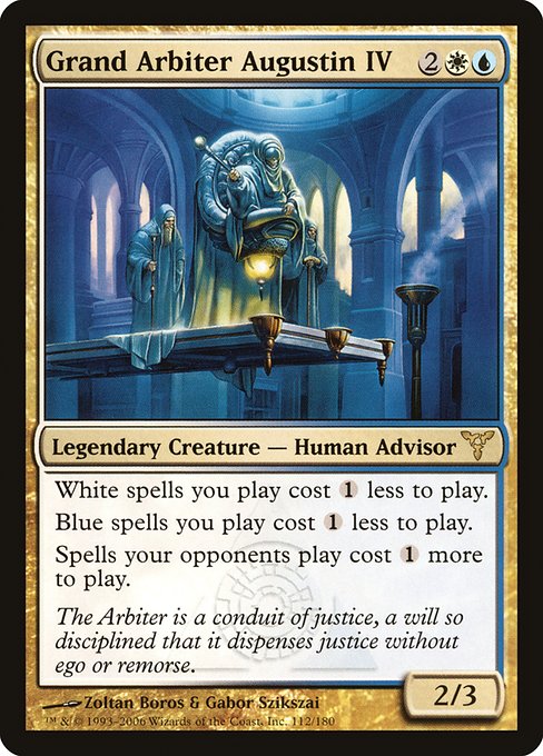 Magic the Gathering Card - Grand Arbiter Augustin IV - MTG Circle