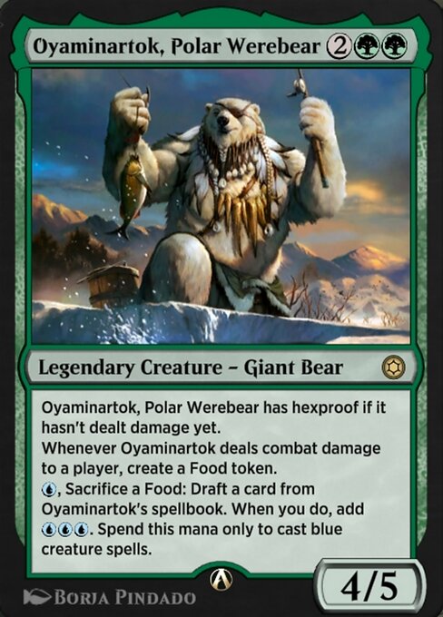Magic the Gathering Card - Oyaminartok, Polar Werebear - MTG Circle