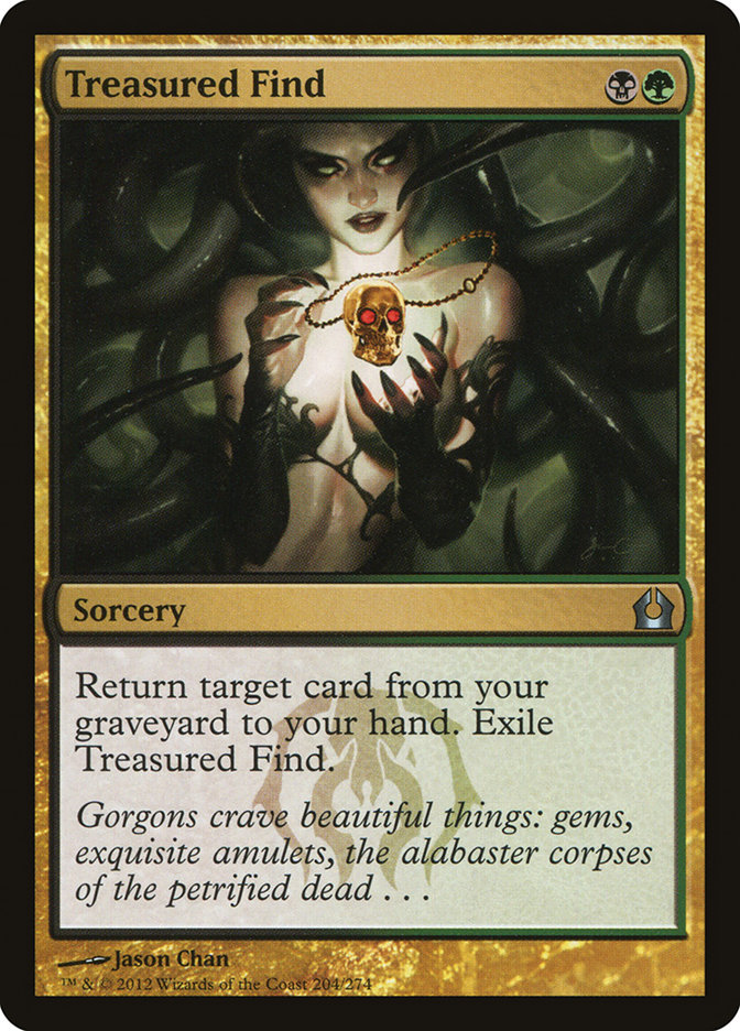 Magic the Gathering Card - Treasured Find - MTG Circle