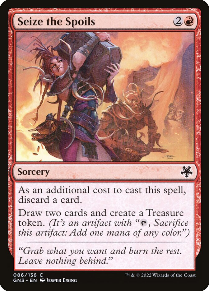 Magic the Gathering Card - Seize the Spoils - MTG Circle