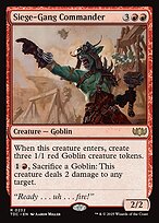 Magic the Gathering Card - Siege-Gang Commander - MTG Circle