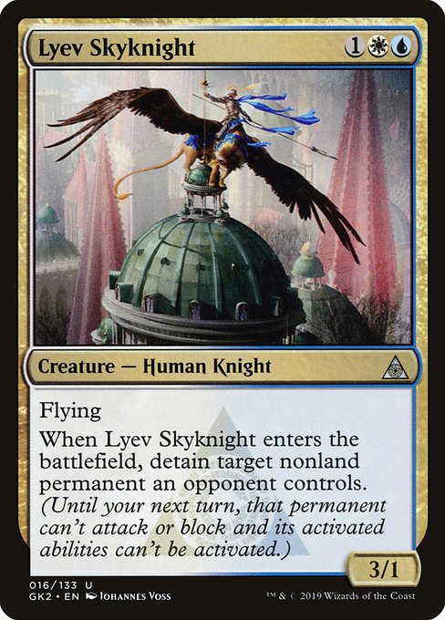 Magic the Gathering Card - Lyev Skyknight - MTG Circle
