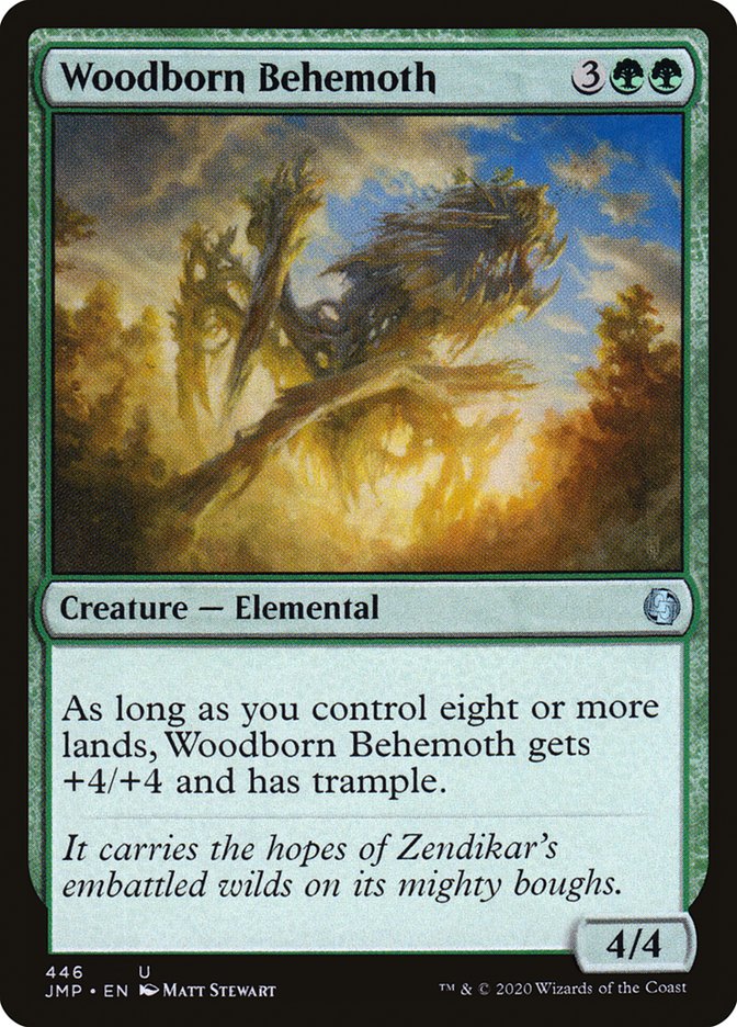 Magic the Gathering Card - Woodborn Behemoth - MTG Circle
