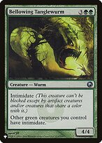 Magic the Gathering Card - Bellowing Tanglewurm - MTG Circle