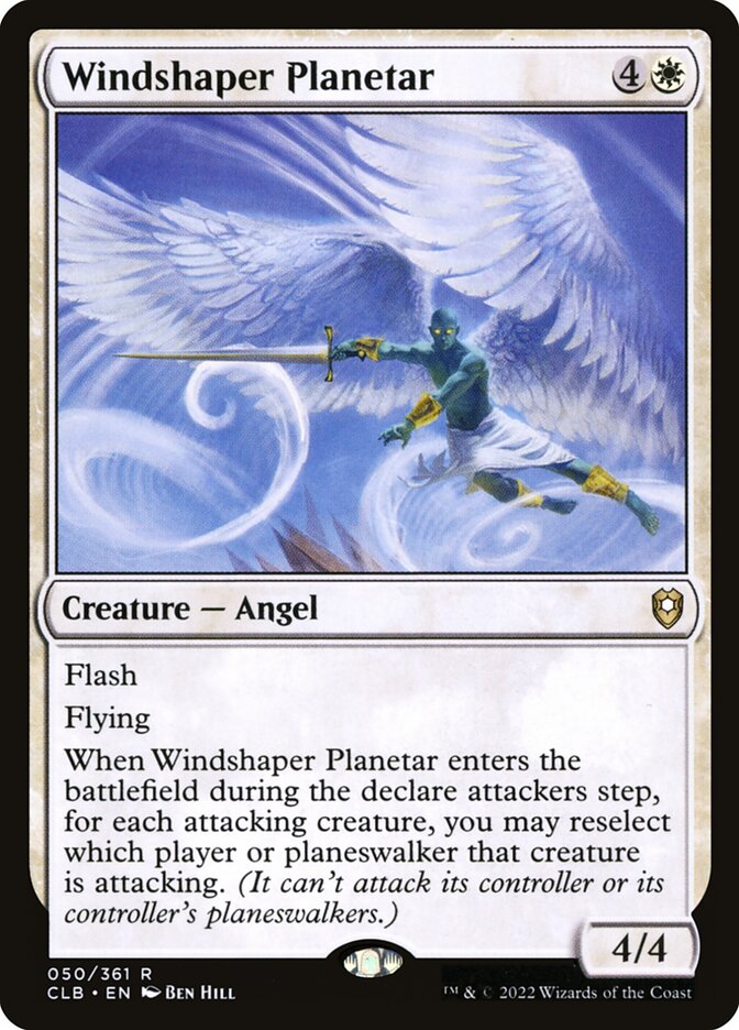 Magic the Gathering Card - Windshaper Planetar - MTG Circle