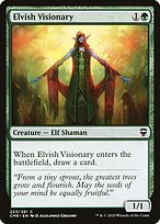 Magic the Gathering Card - Elvish Visionary - MTG Circle