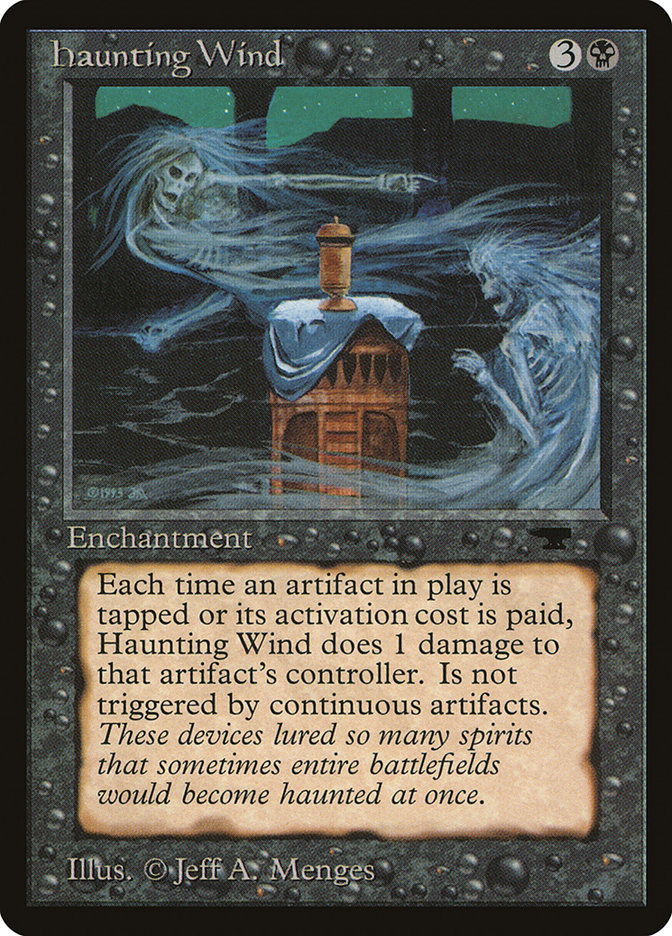 Magic the Gathering Card - Haunting Wind - MTG Circle