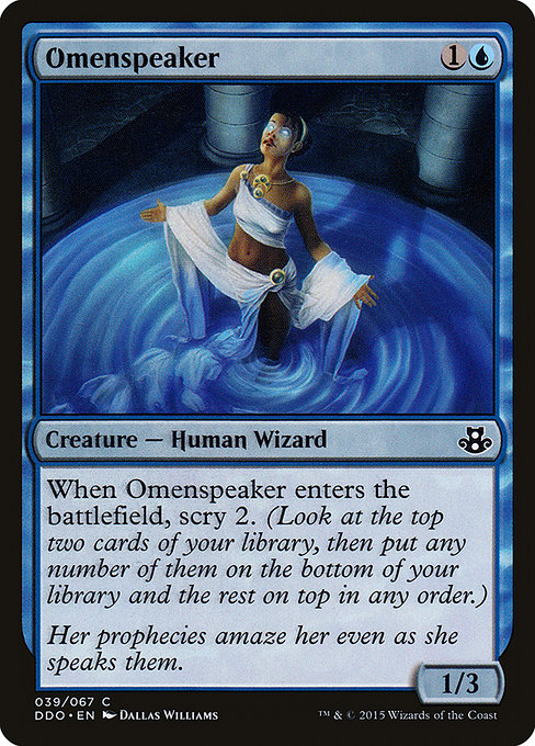 Magic the Gathering Card - Omenspeaker - MTG Circle