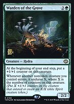 Magic the Gathering Card - Warden of the Grove - MTG Circle