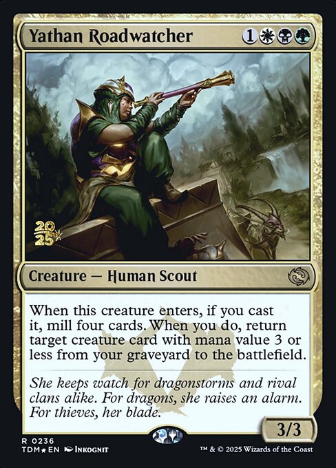 Magic the Gathering Card - Yathan Roadwatcher - MTG Circle