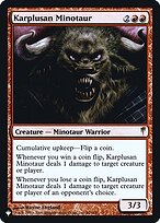 Magic the Gathering Card - Karplusan Minotaur - MTG Circle
