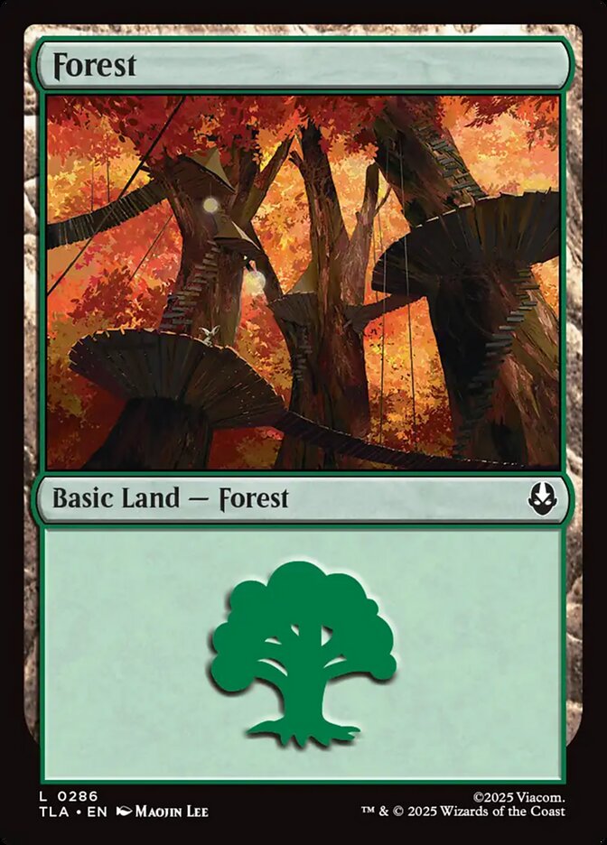 Magic the Gathering Card - Forest - MTG Circle