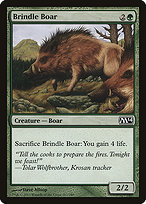 Magic the Gathering Card - Brindle Boar - MTG Circle