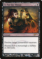 Magic the Gathering Card - Go for the Throat - MTG Circle