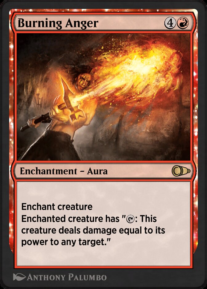 Magic the Gathering Card - Burning Anger - MTG Circle