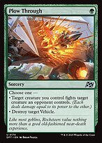 Magic the Gathering Card - Plow Through - MTG Circle