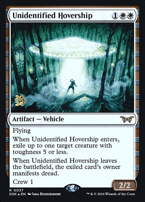 Magic the Gathering Card - Unidentified Hovership - MTG Circle