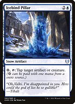Magic the Gathering Card - Icebind Pillar - MTG Circle