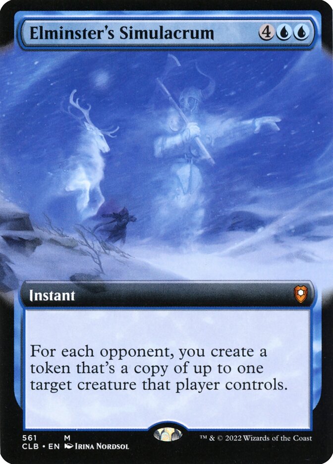 Magic the Gathering Card - Elminster's Simulacrum - MTG Circle