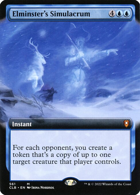 Magic the Gathering Card - Elminster's Simulacrum - MTG Circle