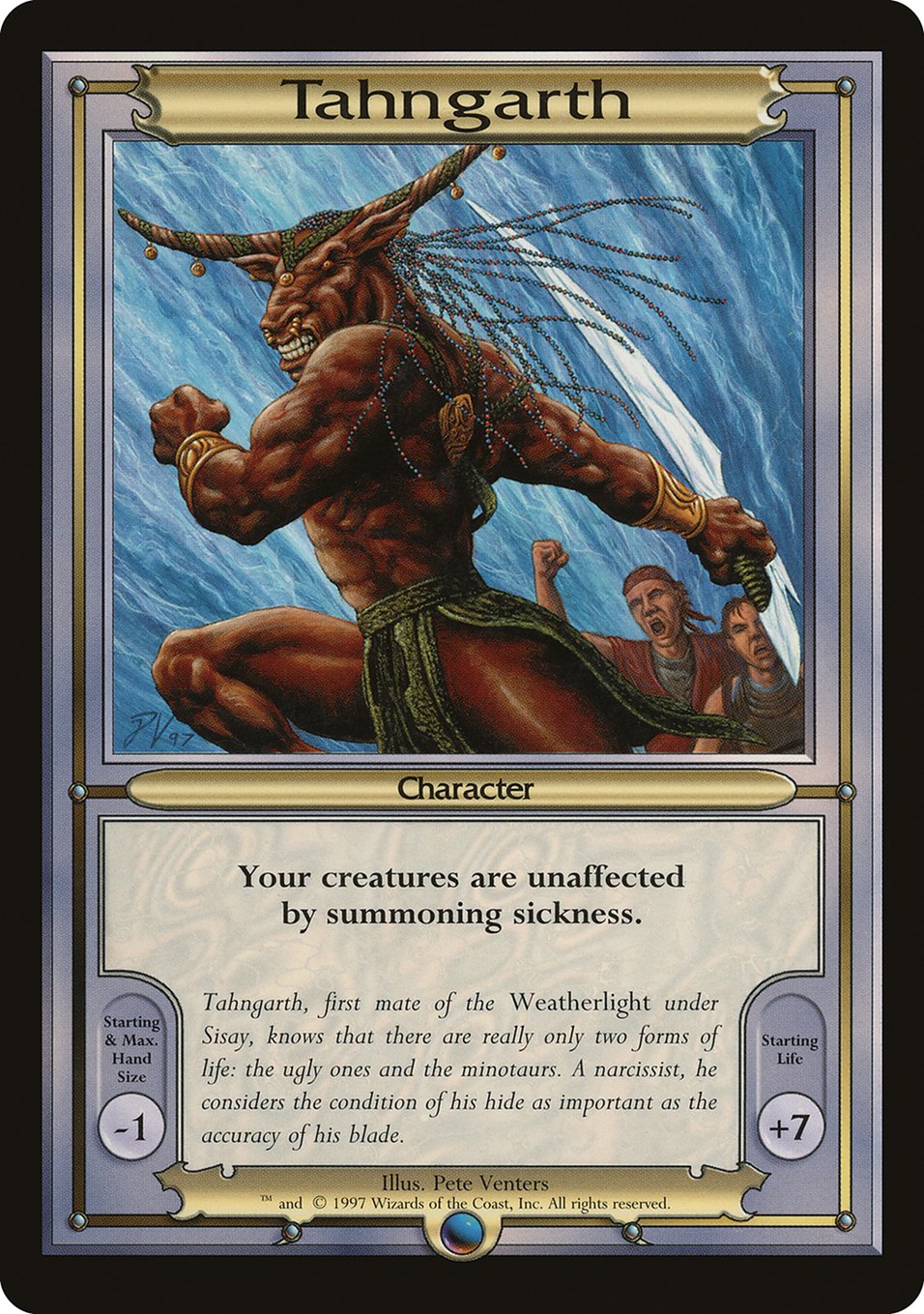 Magic the Gathering Card - Tahngarth - MTG Circle