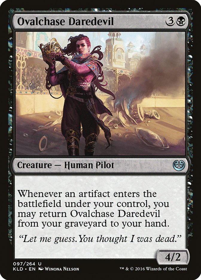 Magic the Gathering Card - Ovalchase Daredevil - MTG Circle