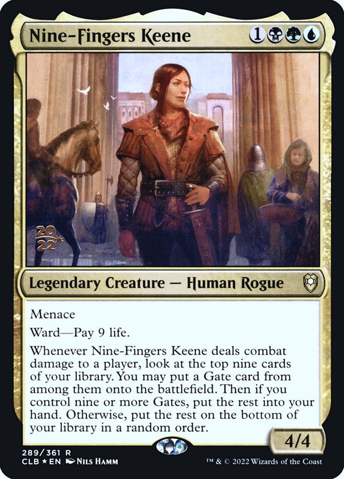 Magic the Gathering Card - Nine-Fingers Keene - MTG Circle