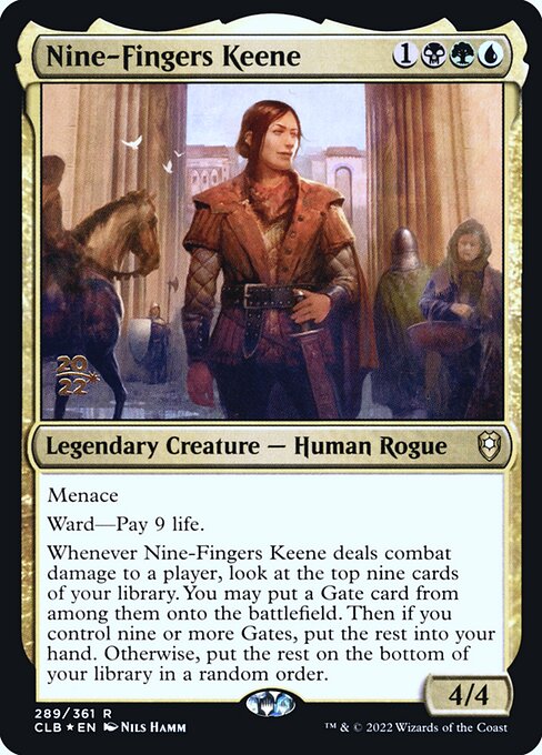 Magic the Gathering Card - Nine-Fingers Keene - MTG Circle