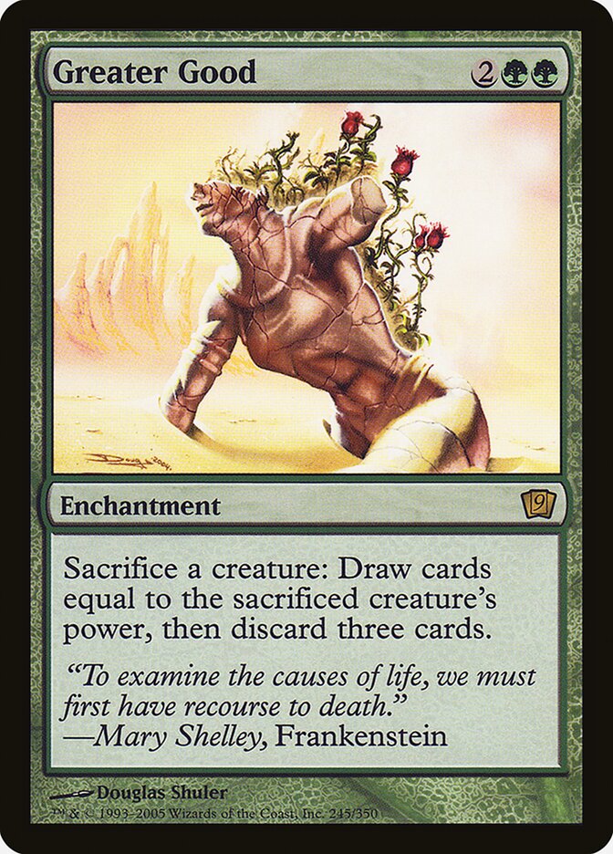 Magic the Gathering Card - Greater Good - MTG Circle