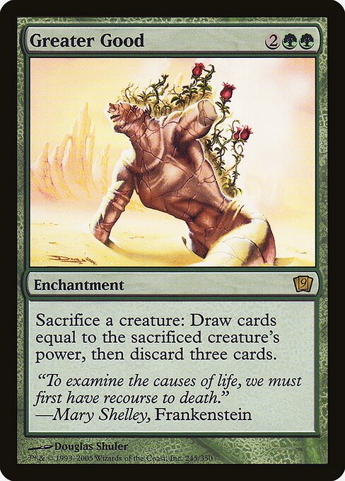 Magic the Gathering Card - Greater Good - MTG Circle