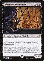 Magic the Gathering Card - Elusive Tormentor // Insidious Mist - MTG Circle