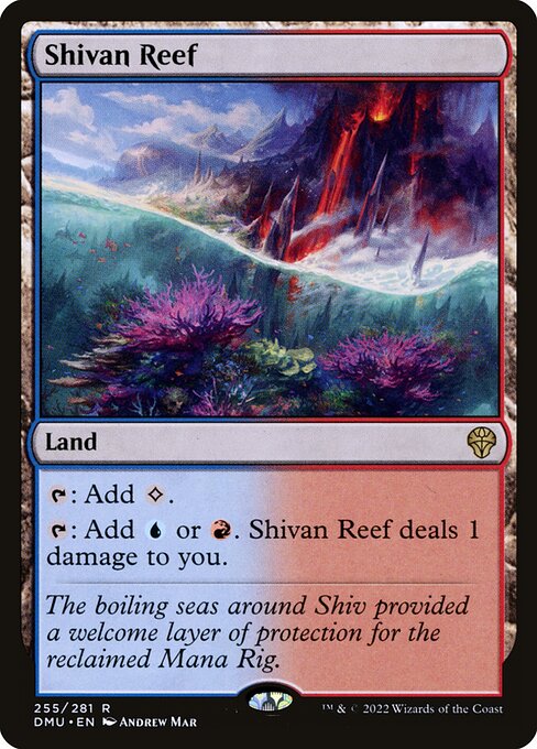 Magic the Gathering Card - Shivan Reef - MTG Circle