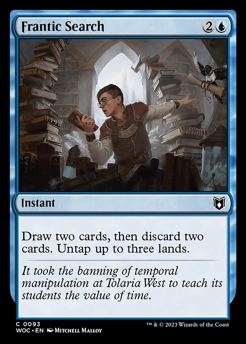 Magic the Gathering Card - Frantic Search - MTG Circle