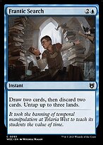 Magic the Gathering Card - Frantic Search - MTG Circle