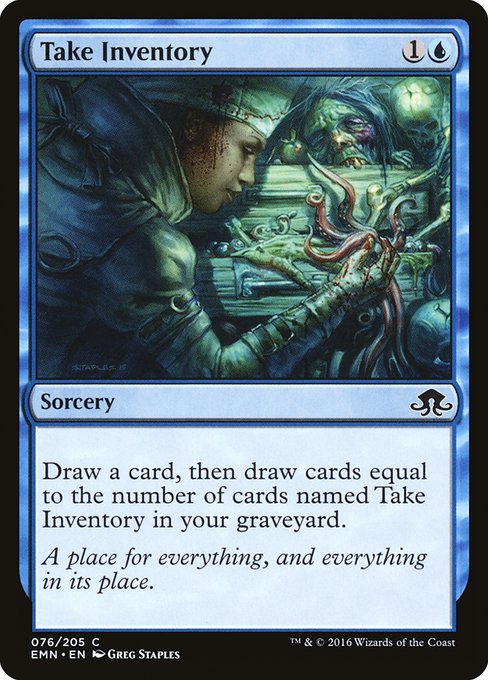 Magic the Gathering Card - Take Inventory - MTG Circle