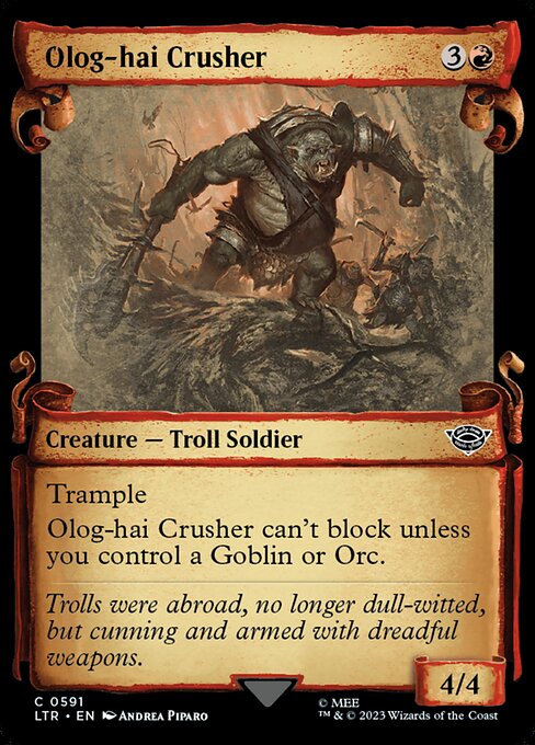 Magic the Gathering Card - Olog-hai Crusher - MTG Circle