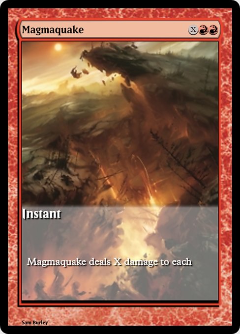 Magic the Gathering Card - Magmaquake - MTG Circle