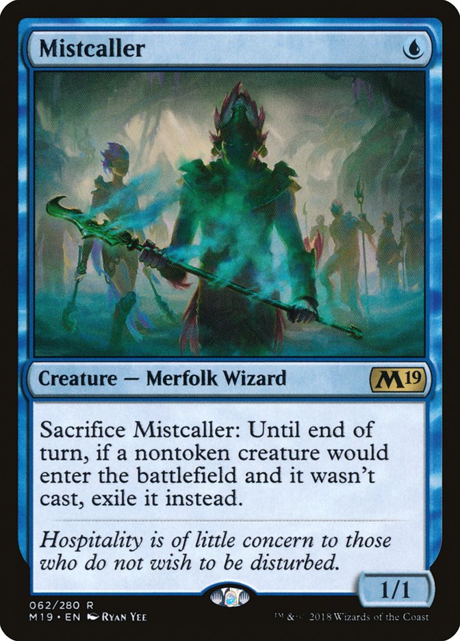 Magic the Gathering Card - Mistcaller - MTG Circle