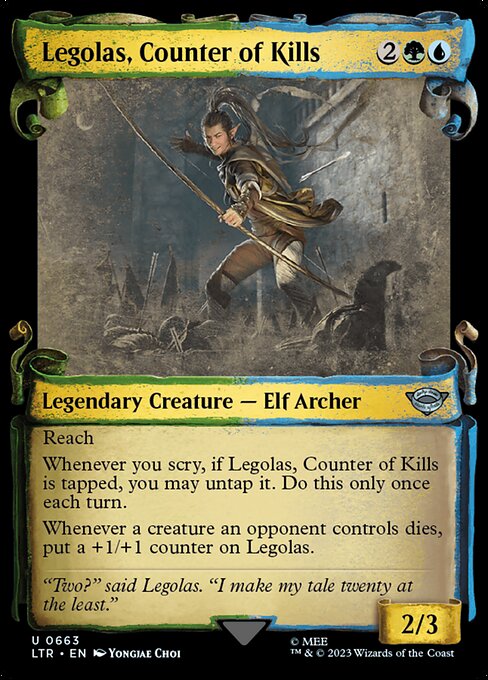 Magic the Gathering Card - Legolas, Counter of Kills - MTG Circle