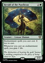 Magic the Gathering Card - Herald of the Pantheon - MTG Circle