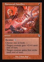 Magic the Gathering Card - Borrowed Hostility - MTG Circle