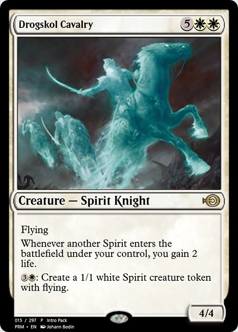 Magic the Gathering Card - Drogskol Cavalry - MTG Circle
