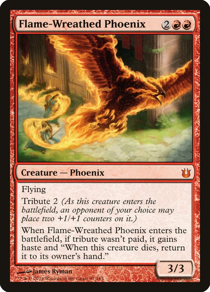 Magic the Gathering Card - Flame-Wreathed Phoenix - MTG Circle