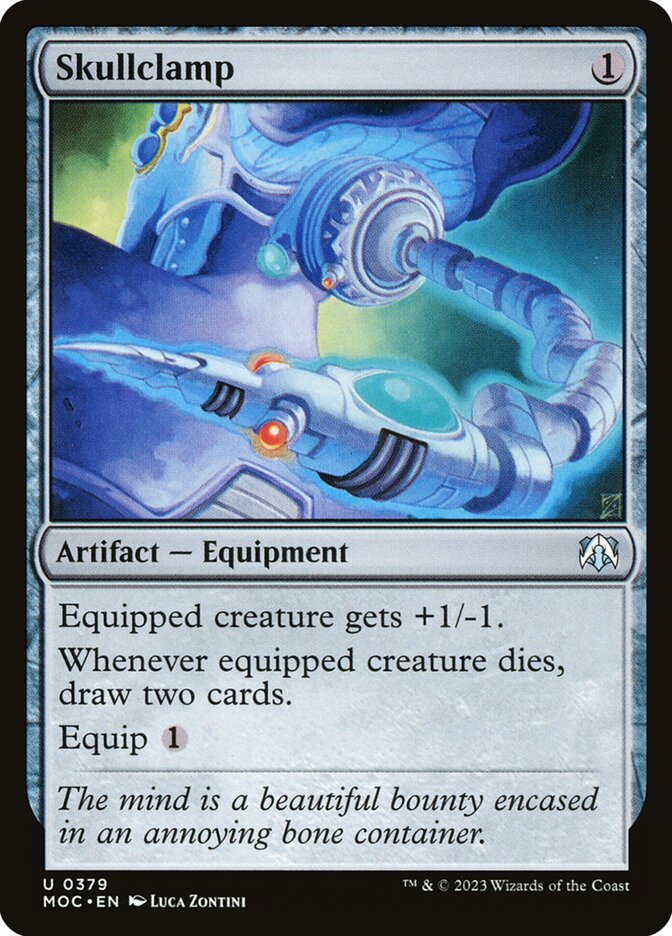 Magic the Gathering Card - Skullclamp - MTG Circle