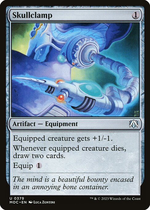 Magic the Gathering Card - Skullclamp - MTG Circle