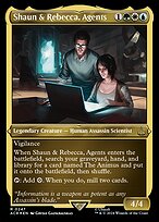 Magic the Gathering Card - Shaun & Rebecca, Agents - MTG Circle