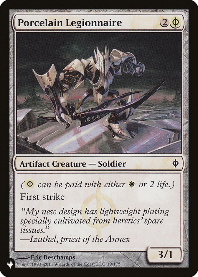 Magic the Gathering Card - Porcelain Legionnaire - MTG Circle